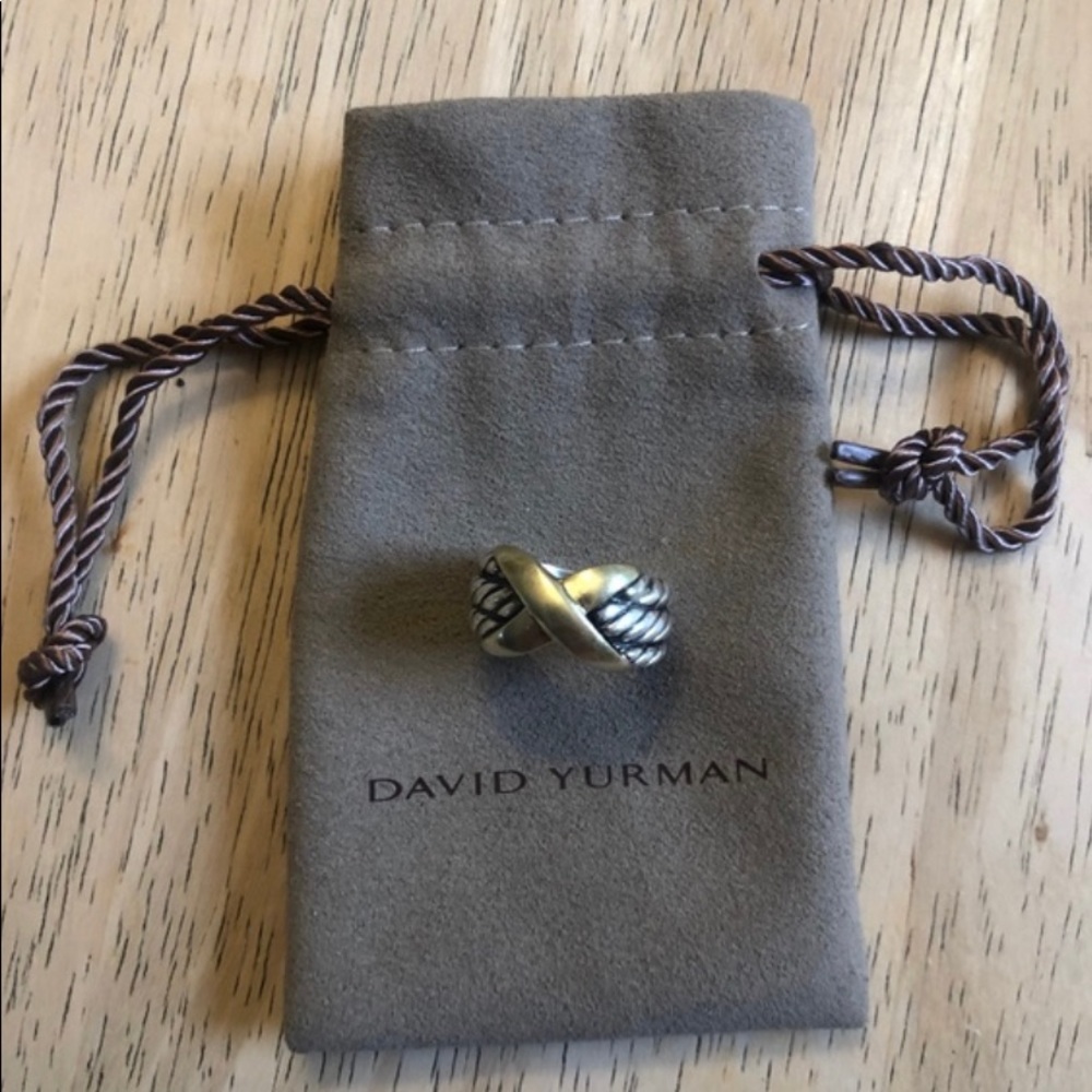 David Yurman X triple row ring